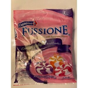 Colombina Fussione Creamy Delight Hard Candies Peach Blackberry Strawberry 4.5oz